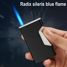 

Metal Gas Torch Lighter Windproof Blue Flame Cigar Ciggrarettes Lighters Inflatable Butane Spray Gun Jet Lighter Fire Starter