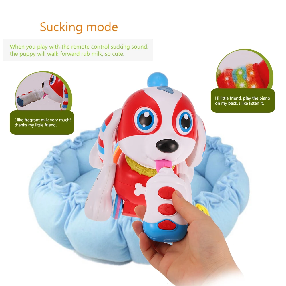 RC умная колбасная собака с инфракрасным дистанционным управлением пение танец