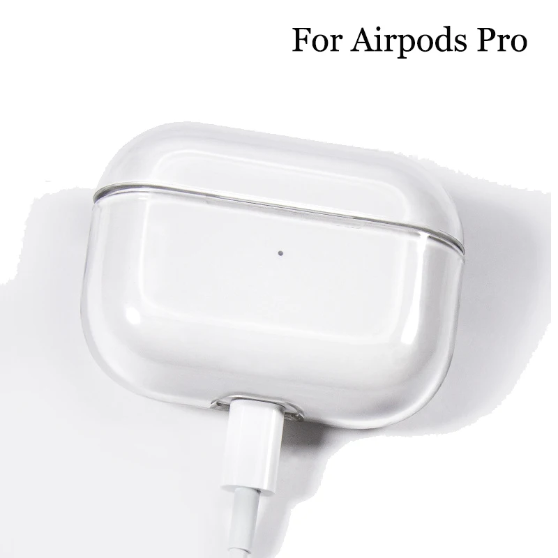 Чехол для Apple Airpods Pro, прозрачный защитный чехол для наушников, для AirPods 3, шт., жесткий чехол+ наушники, не теряющаяся веревка