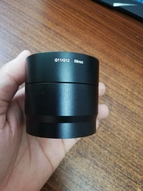 58 мм фильтр Крепление объектива адаптер трубка кольцо для canon G10 G11 G12 камера UV CPL
