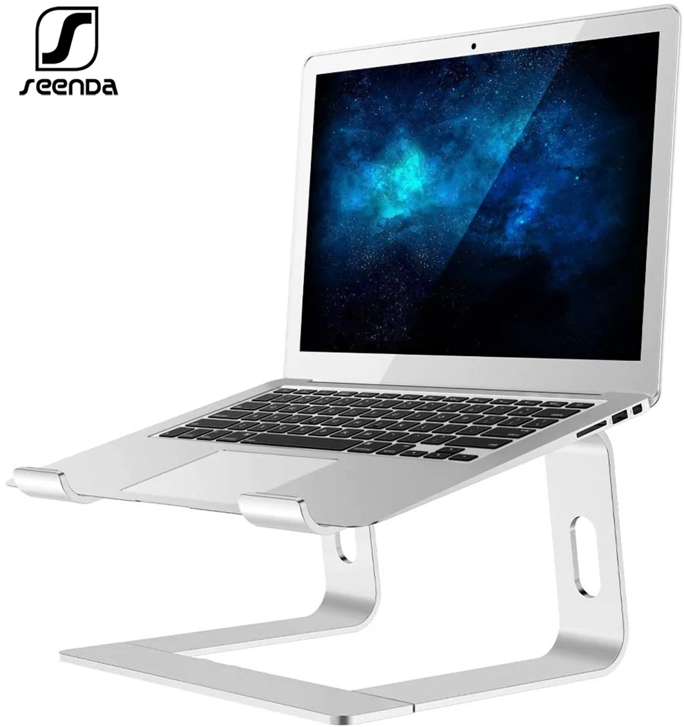 

SeenDa Ergonomic Aluminum Laptop Mount Computer Stand Compatible Detachable Laptop Riser Notebook Holder For MacBook 10-15.6"