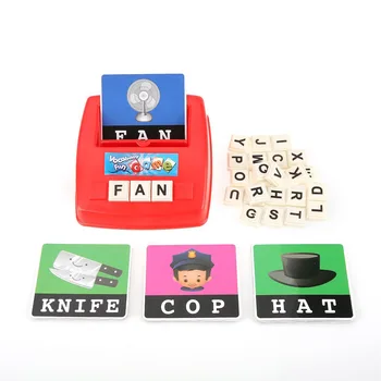 

Spelling Educational Montessori Learning Toy Early Game Alphabet Letter English