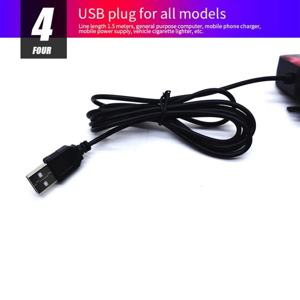 Автомобильная атмосферная лампа звездное небо ночной Светильник USB интерьерная лампа Звездная крыша декоративная лампа с вращающимся автомобильным проекционным светильник