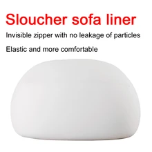 Innere Liner Elastische Moderne Stuhl Abdeckung Hause Zipper Faul Sofa Hotel Wohnzimmer Sitzsack Einfach Sauber Liege Solide Keine füllstoff