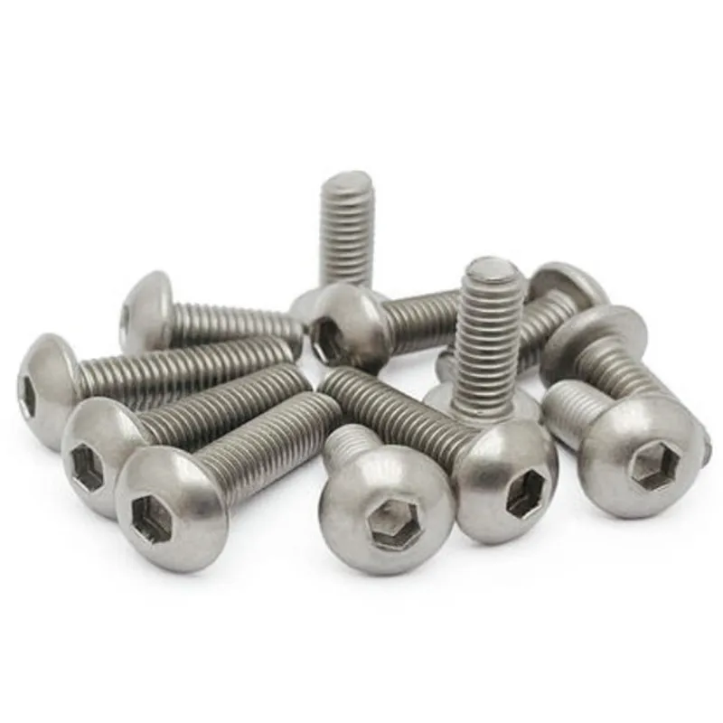 5/25 Pcs M2 M2.5 M3 Titanium GR2 Torx Button Head Machine Screws - Foto 12