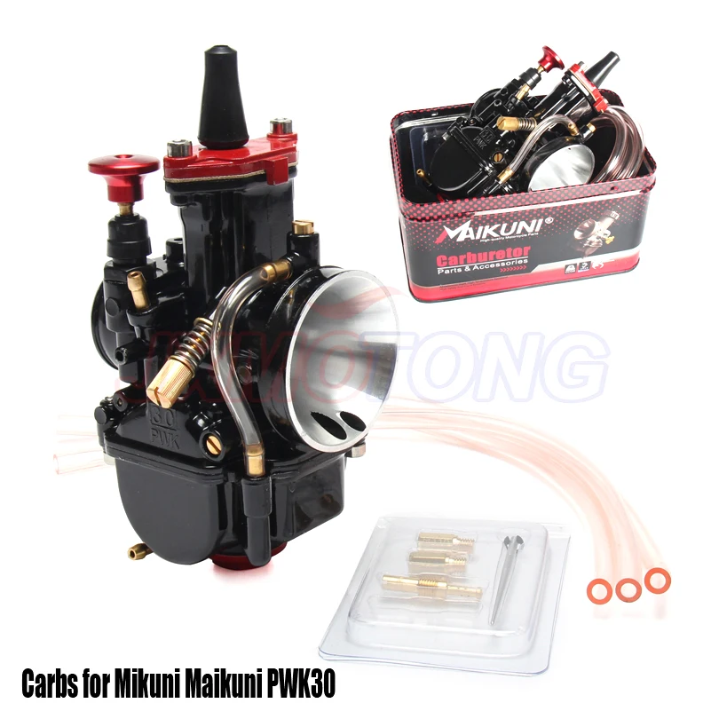 Мотоцикл ATV карбюратор части для Mikuni Maikuni PWK30 30 мм скутеры с силовой струей