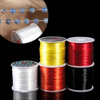 393inch/Roll Strong Elastic Crystal Beading Cord 1mm for Bracelets Stretch Thread String Necklace DIY Jewelry Making Cords Line 1