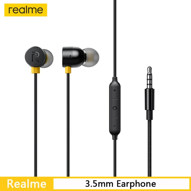 Original Realme 3 5mm Earphone In-Ear 