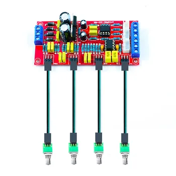 

Taidacent Volume Control Pre-amplifier OP AMPS NE5532 Tone Board Preamp with Treble Bass Vol OP AMP MINI Preamp