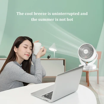 

4 Speed Remote Control Fan household Fan Desktop Fan Mini Portable Fan Air Circulator Fan Cool Wind Timing function 6inch