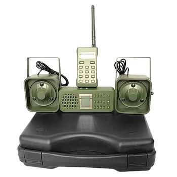 

Hunting Decoy MP3 Bird Caller 300-500M Remote Remote Control 2x50W External Loud Speaker Green Color EU Plug