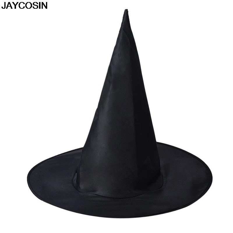 JAYCOSIN 5 шт. шляпа реквизит для дома широкая надежная женская черная шляпа ведьмы для Хэллоуина вечерние аксессуары для Хэллоуина 9828