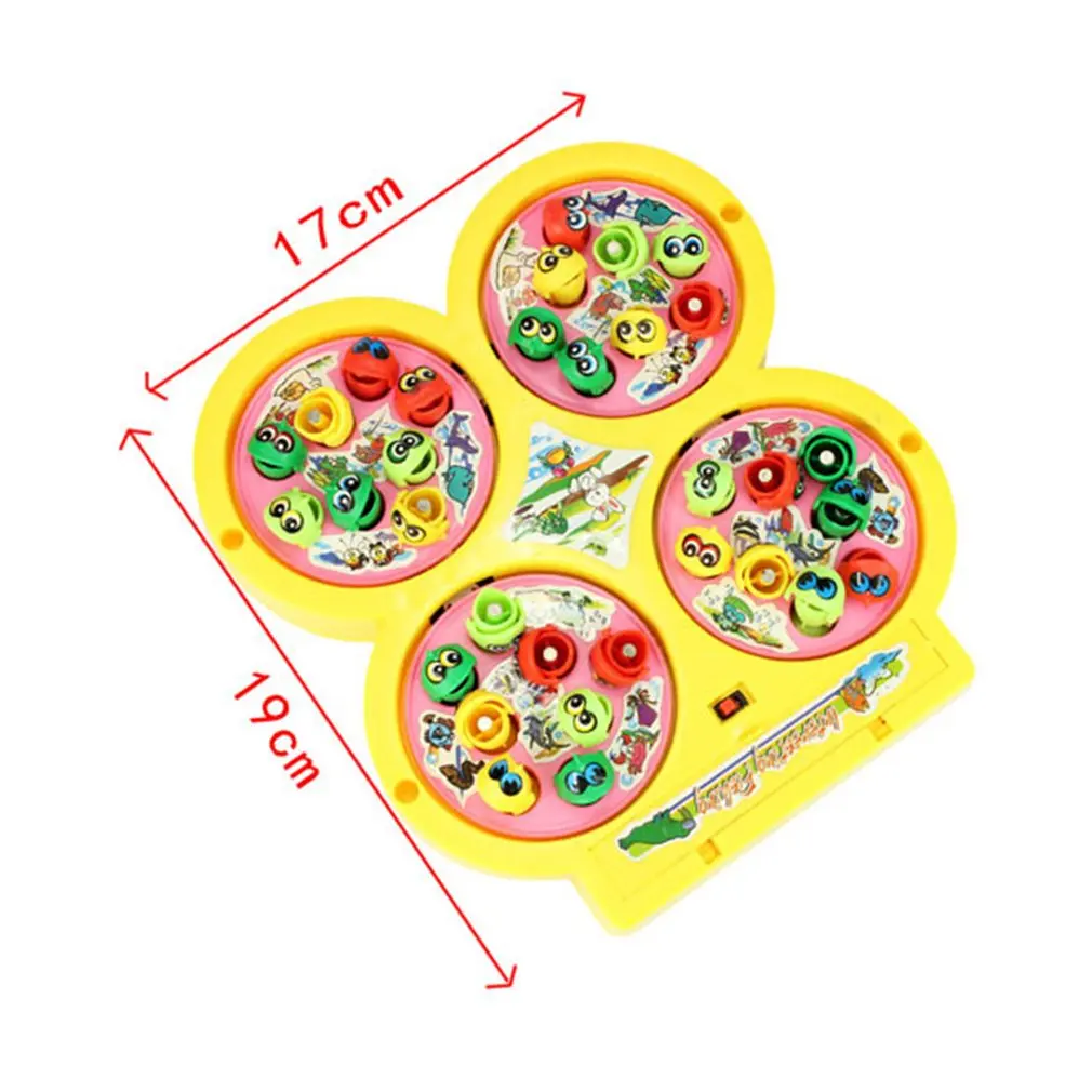 Four discs 1 Set Fashion Colourful Baby Educational Toy Fish Plastic Magnetic Fishing Toys Set Game Kids Gifts For Kids Outdoor