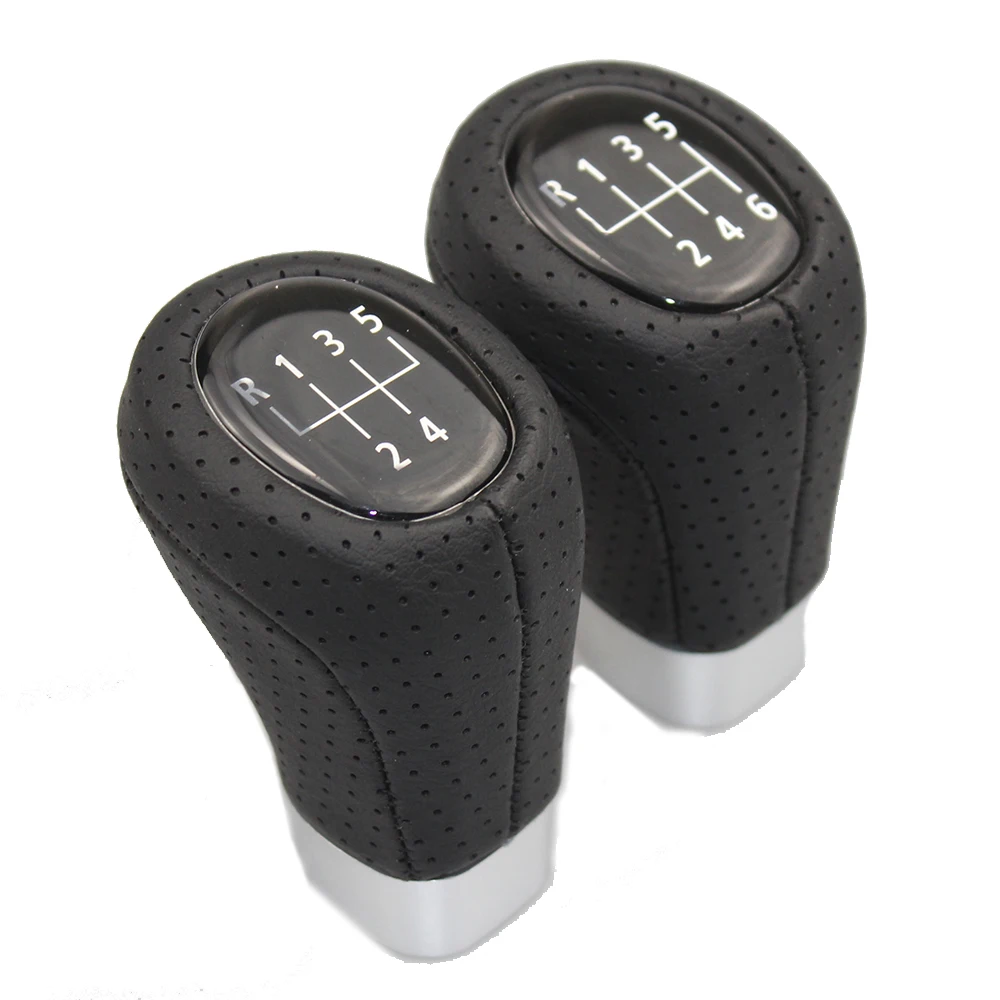Ручка переключения передач для BMW 1 3 серии E81 E82 E87 E88 E90 E91 E92 E93 кожаное отверстие