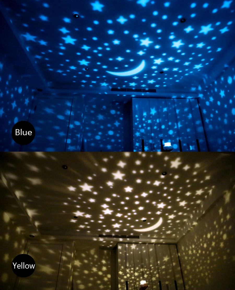 Presente de Natal Estrelado Projetor Planeta Mágico Brinquedo Universo Terra Lâmpada Led Colorido Girar Piscando Estrela Crianças Bebê Céu 18 High Quality Brinquedos e hobbies