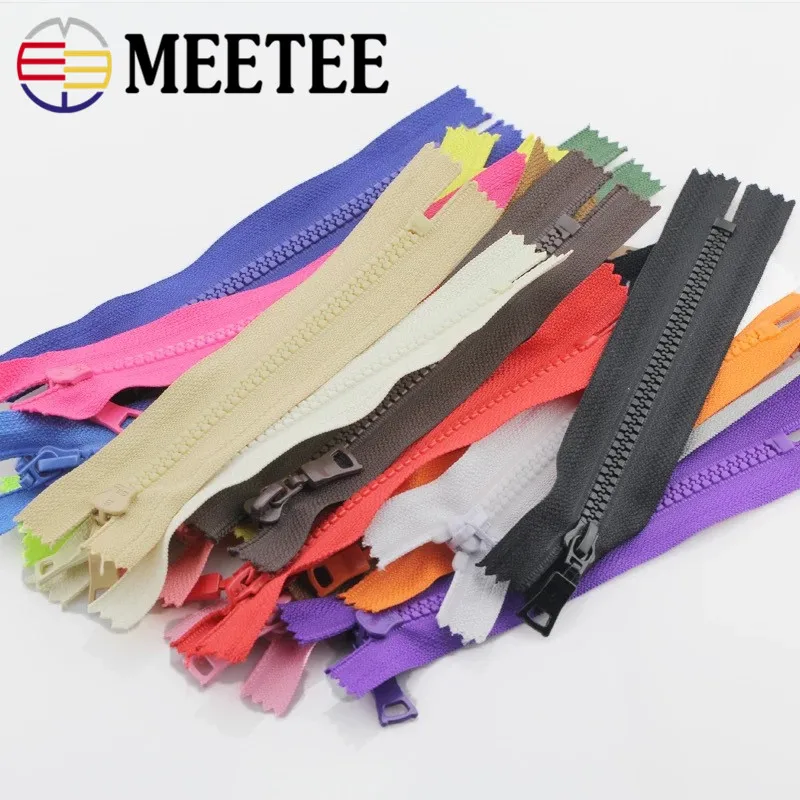 Meetee 10pcs 15/20/25cm 5# Resin Zipper Close-End Zippers for Bag Garment Sewing Material DIY Pocket Zips Craft Accessory ZK884 | Дом и сад