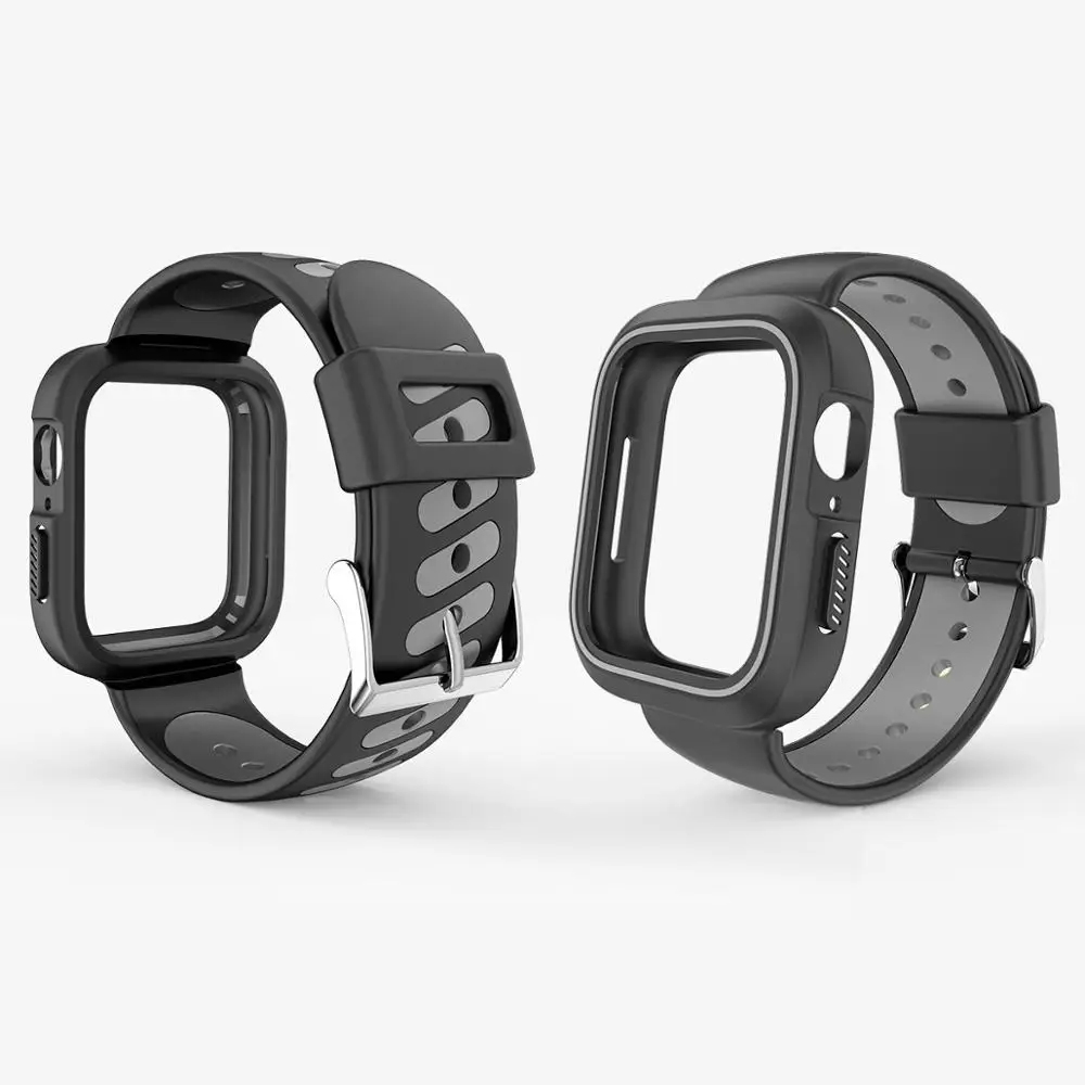 Ремешок для часов Apple watch 44 мм 40 мм 42 мм 38 мм ремешок для часов iWatch Series 1 2 3 4 защитный чехол и браслет наручный ремень