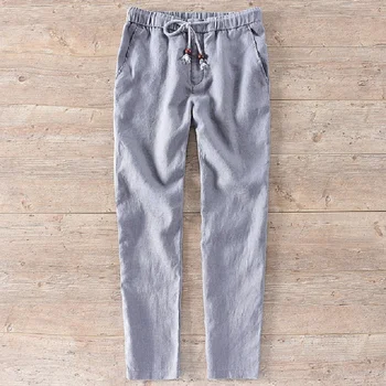 

2020 Casual Pants Men Length Pants Fashion Slim spring Male Trousers High Quality Plus Size Brand Clothing Y2816