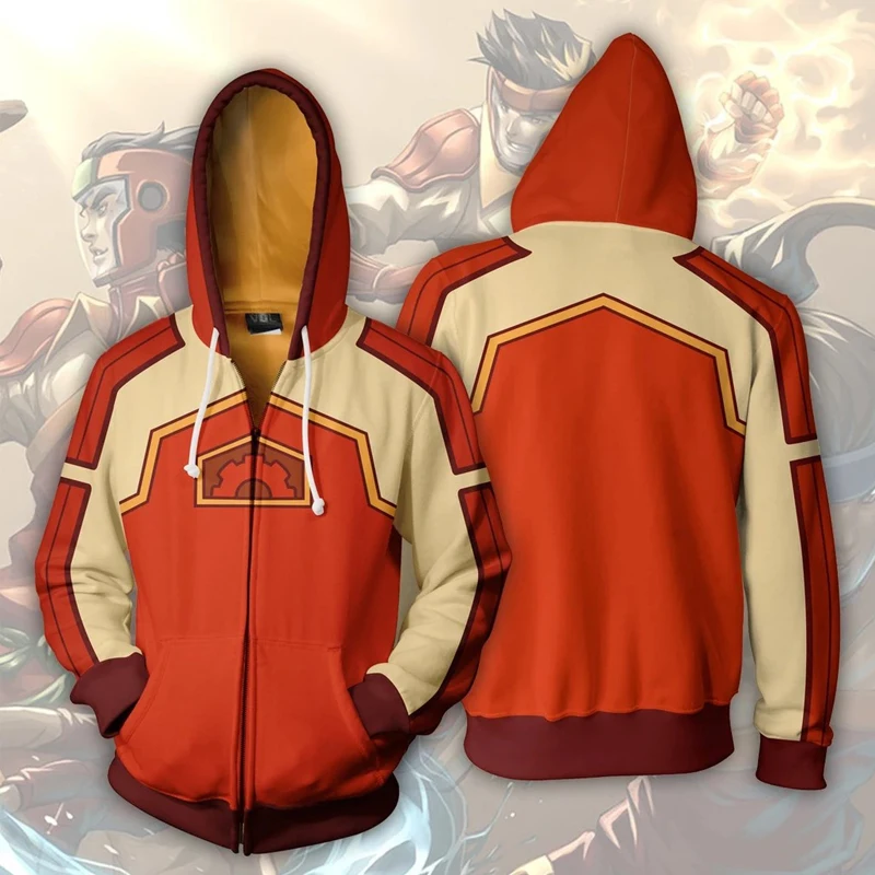 Avatar The Last Airbender Cosplay Hoodies Aang Sweatshirts Katara Sokka Hooded Zipper Jacket Anime Adult Outerwear0 (7)