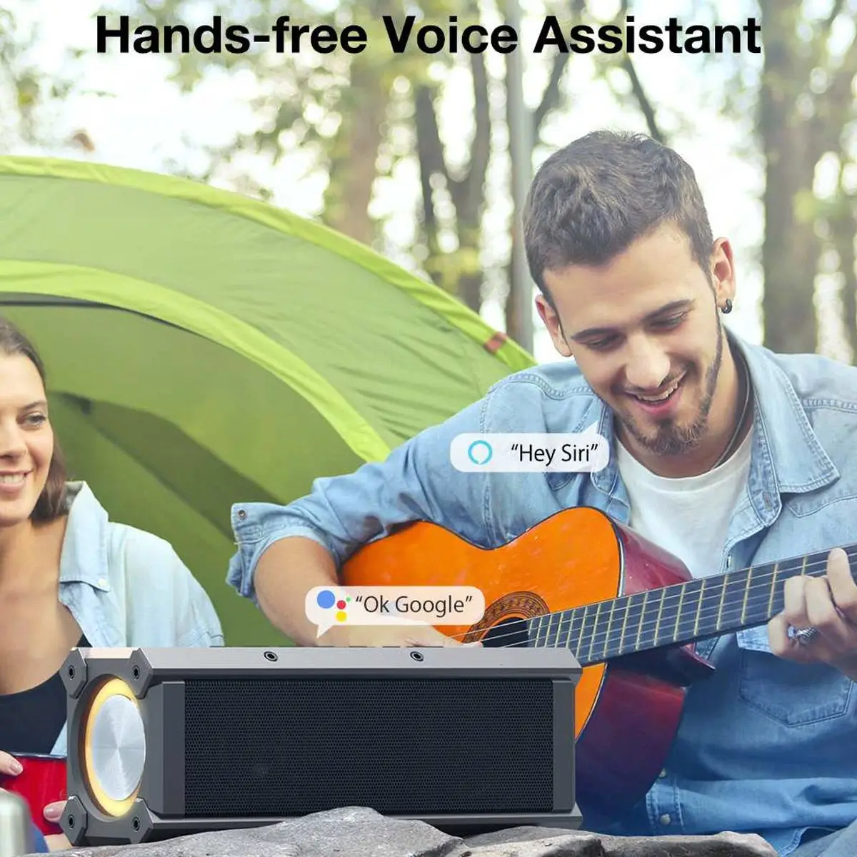 US $76.83 100W Wireless bluetooth Speaker Portable Speaker Soundbar Driver Diaphragm RGB Light Sound Box Outdoor Caixa De Som bluetooth