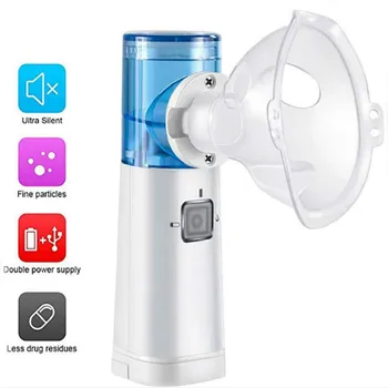 

Dr.Kong Portable Mesh nebulizer Mini Humidifier Handheld Inhaler for Home and Travel with 2 Masks for Adults and Kids