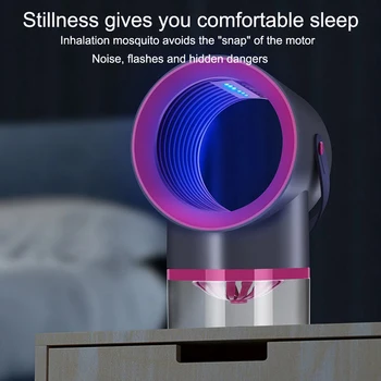 

Mosquito Killer Lamp Inghoo No Radiation Insect Trap Lamp Fly Killer Home Office Photocatalist Tech USB Charging Pest Control