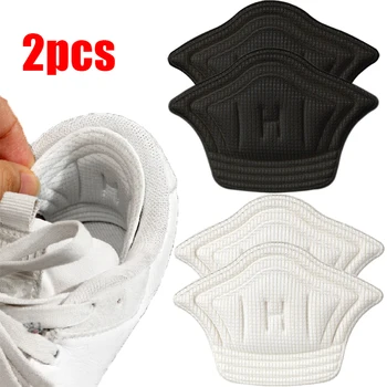 2pcs Shoes Pads Sports Shoe Heel Cushion Pad Adjustable Antiwear feet Inserts Insoles Can be Cut Heel Protector Sticker Insole 1