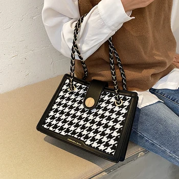 

Wild Women's Pouches 2020 New Fashion Fashion Trending Small Square Bag Shoulder Messenger Bag Western Style Leisure Canvas Flap