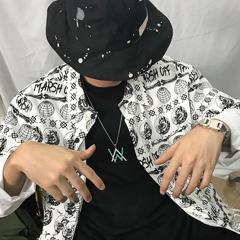 Onlysda, новинка, светящийся камень, Алан Уокер, Dj, выцветший гибридный дизайн, модное ожерелье с подвеской для мужчин и женщин, винтажные, вечерние, подарок, OSP