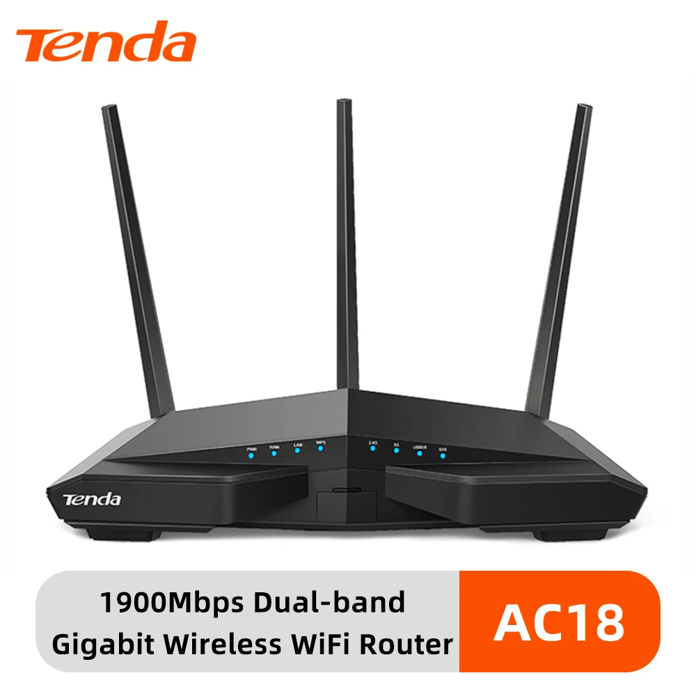 Tenda AC18 1900Mbps ac18 Dual-band Gigabit Wireless WiFi WiFi Repeater, 1300Mbps at 5GHz, 600Mbps at USB 3.0 AliExpress
