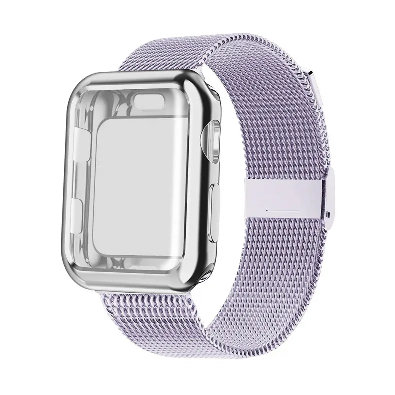 Чехол+ ремешок для apple watch band Mlianese Loop apple watch 5 4 3 band 42 мм 38 мм iwatch band 44 мм 40 мм correa pulseira bracelet