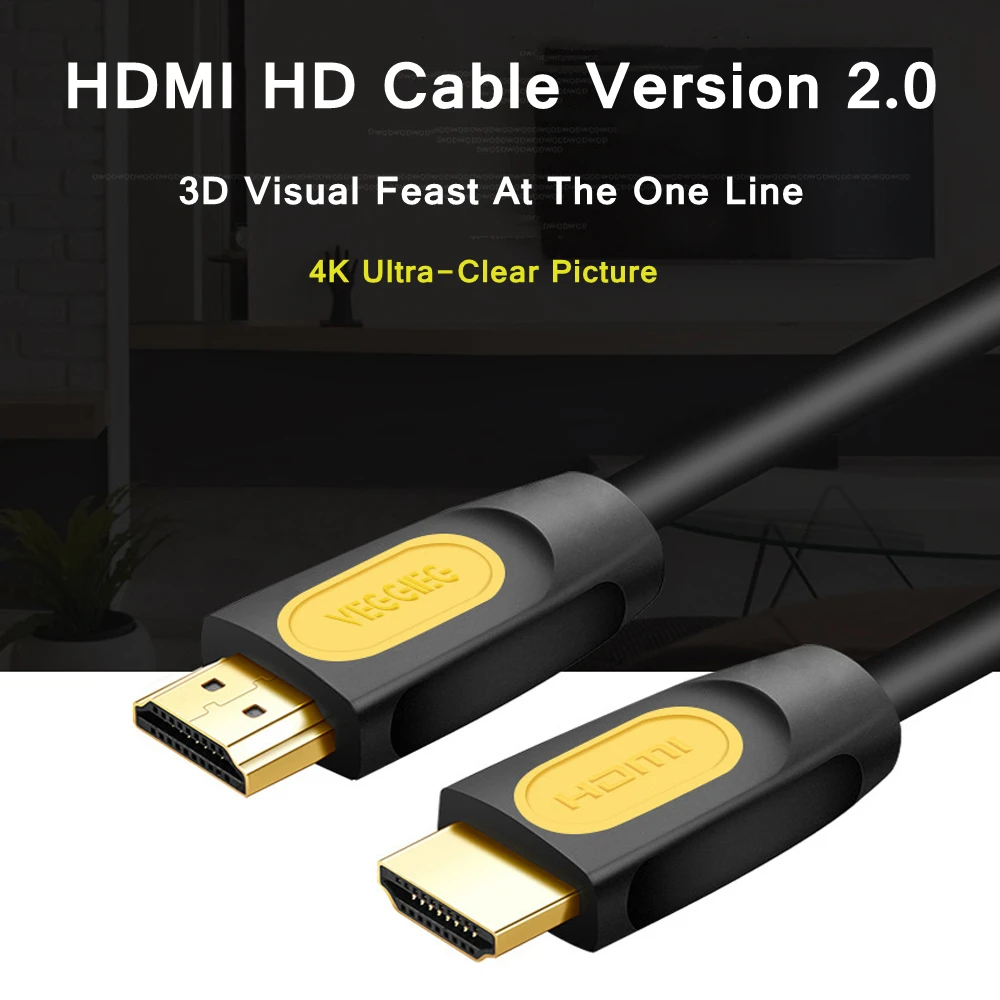 Ультра Hdmi 2 0 Версия кабель компьютерная ТВ приставка линия высокая скорость 4K HD UHD