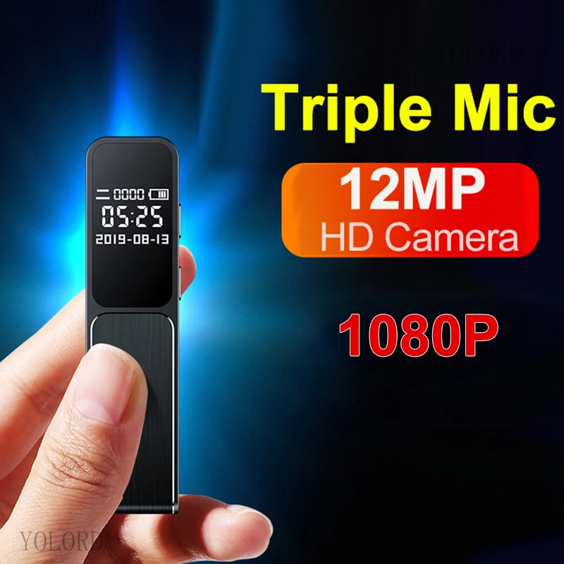 

2020 1.1 Display Quad Core New Professional Video Camera 1080P Mini Comcorder Digital Voice Recorder Pen Photo Recording