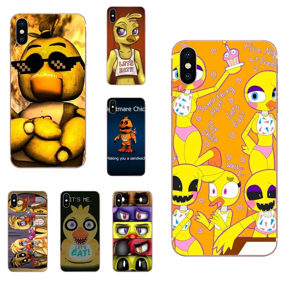 Five Nights At Freddy's Chica For Xiaomi Mi3 Mi4 Mi4C Mi4i Mi5 Mi 5S 5X 6 6X 8 SE Pro Lite A1 Max Mix 2 Note 3 4 Style Design |