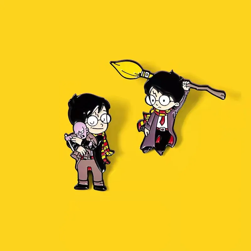 Custom Movie Witchcraft Anime Enamel Pins Brooch Badges Backpack Women's Brooches for Clothes Decorative Pin | Украшения и