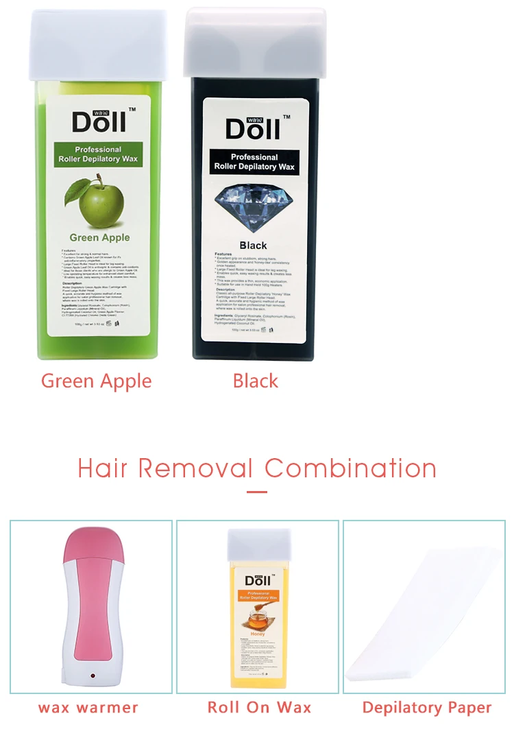 Professional Amazon hot selling hair removal wax cartridge