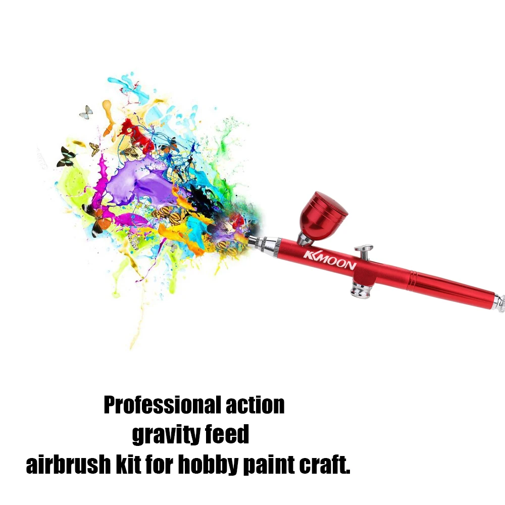 Портативный мини-размер распылитель насос ручка воздушный компрессор Набор для художественной живописи татуировки ремесло торт спрей Модель Действие гравитационный поток Аэрограф