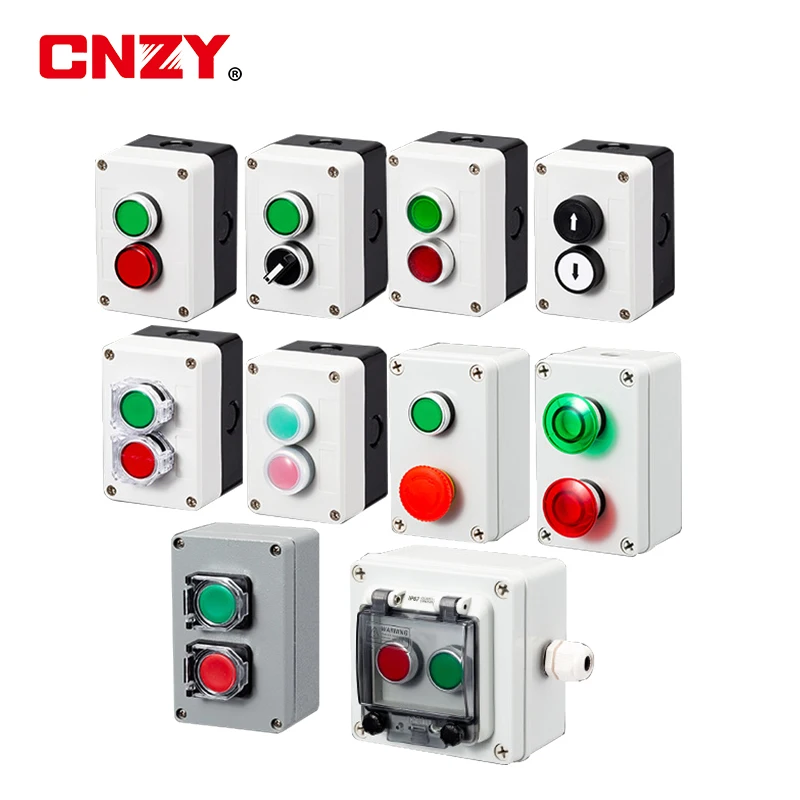

Two-position button switch control box, waterproof, power box, emergency stop, self-reset, 22mm self-locking, self-reset