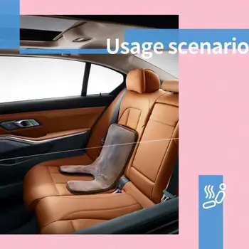 

USB Heated Car Auto Seat Cushion Cover Home Chair Seat Warmer Pad for Baby Rapid Heating Overheat Protection Bottom Slip