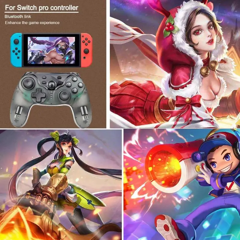 Беспроводной геймпад с Bluetooth и гироскопическим ускорителем для Kind Switch Lite 3D джойстик игровой контроллер Bluetooth для NS Switch Lite