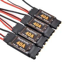 40a esc 2-4s brushless esc controlador de velocidade eletrônico com 5v 3a bec para f450 s500 x500 rc helicóptero quadcopter