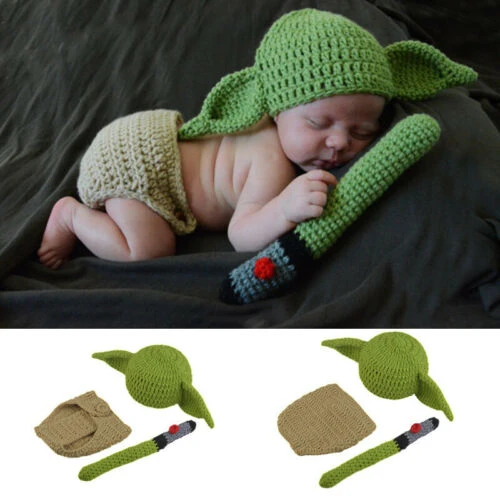 Jersey de la guerra de las galaxias, disfraz mandaloriano de Baby Yoda, ropa  para fotos de bebés recién nacidos| | - AliExpress