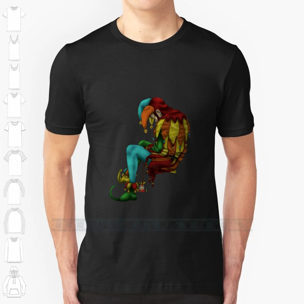 The Sad Jester - Colored Custom Design Print For Men Women Cotton New Cool Tee T Shirt Big Size 6Xl Sad Jester
