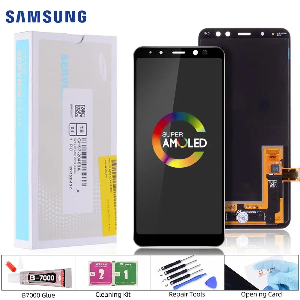 

AMOLED 5.6'' Display LCD for SAMSUNG Galaxy A8 2018 LCD A530 LCD Touch Digitizer Assembly for SAMSUNG Galaxy A8 2018 LCD