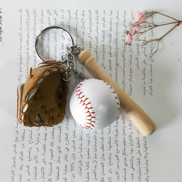 Mini Baseball Bat Keychain