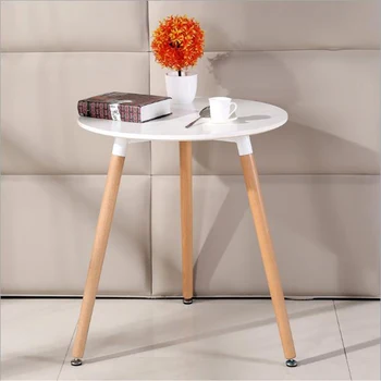 

Simple Solid Wood Coffee Table Simple Sofa Living Room Small Apartment Tea Table Round Dining Table