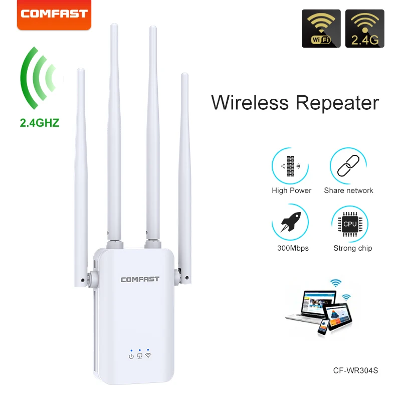  Домашний Wi-Fi репитер 300-2100Mbps 4 антенны Wi-Fi удлинитель 2,4 ГГц 5 ГГц с портом LAN/WAN беспроводной маршрутизатор усилитель Wi-Fi Repiter