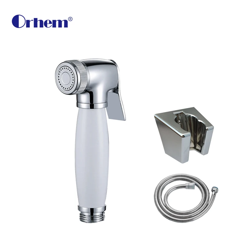 Биде для ванной комнаты белое Латунное ручное биде с распылителем набор душа