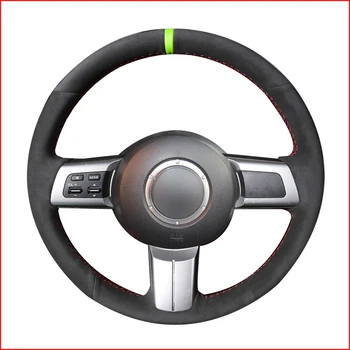 

Black Suede Car Steering Wheel Cover for Mazda MX-5 Miata 2009-2013 RX-8 2009-2013 CX-7 2007-2009