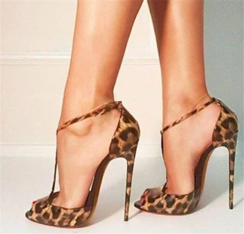 leopard patent pumps